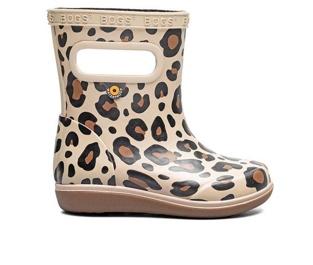 Kids' Bogs Footwear Infant & Toddler Skipper II Rain Boots in Taupe Multi color