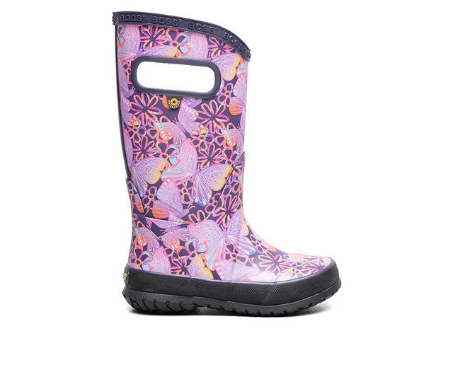 Kids' Bogs Footwear Infant & Toddler Rain Boots in Purple Multi color