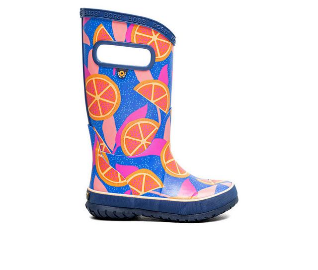 Kids' Bogs Footwear Infant & Toddler Rain Boots in Blue Multi color