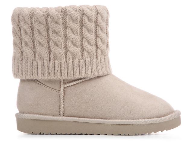 Girls' Soda Little Kid Huey-3 Boots in PALE TAUPE color