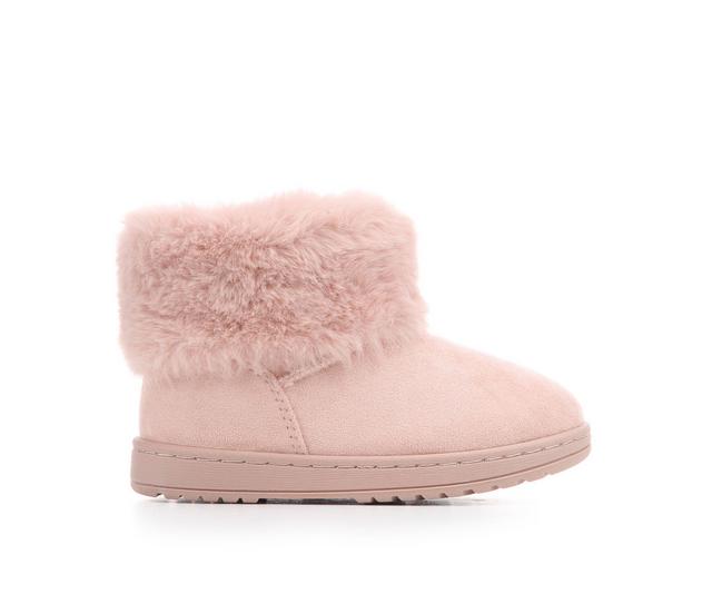 Girls' White Mountain Little Kid & Big Kid Inez Z Winter Boots in Blush color