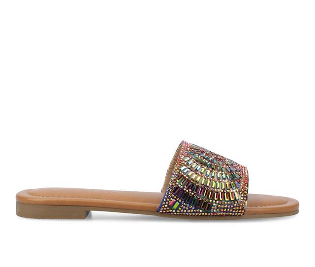 Women's Journee Collection Maria Sandals in Multi color
