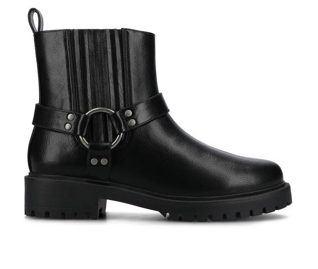 Women's Journee Collection Kalistah Booties in Black color