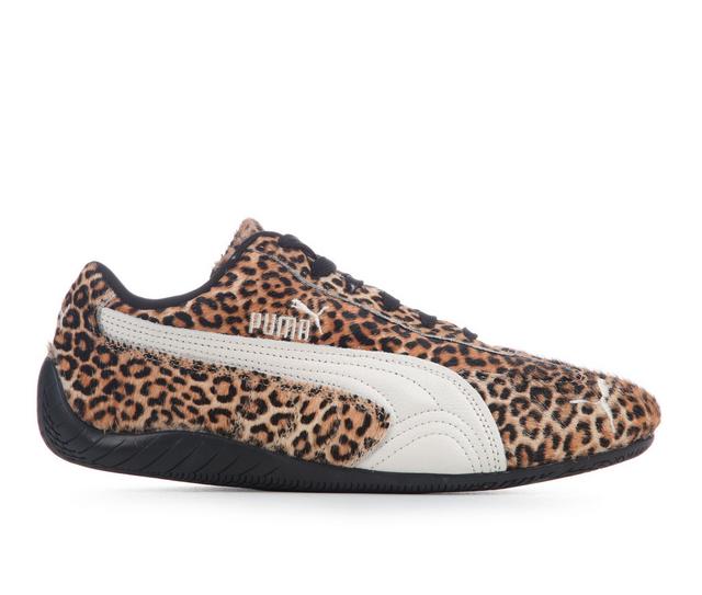 Women's Puma Speedcat Leopard Sneakers in Leopard color