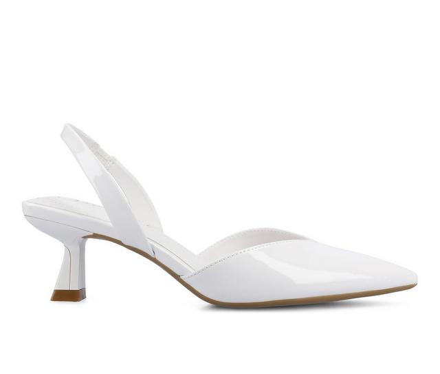 Women's Journee Collection Fallon Pumps in White color