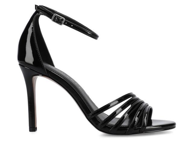 Women's Journee Collection Felicity Pumps in Patent/Black color