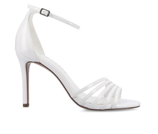 Women's Journee Collection Felicity Pumps in Patent/White color