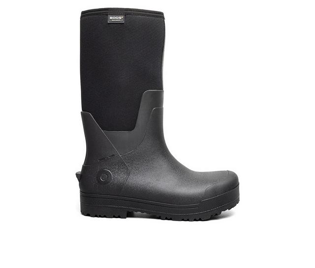 Men's Bogs Footwear All Seasons Seamless Nano Toe Work Boots in Black color