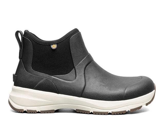 Men's Bogs Footwear Spruce Chelsea Boot Hiking Boots in Black color