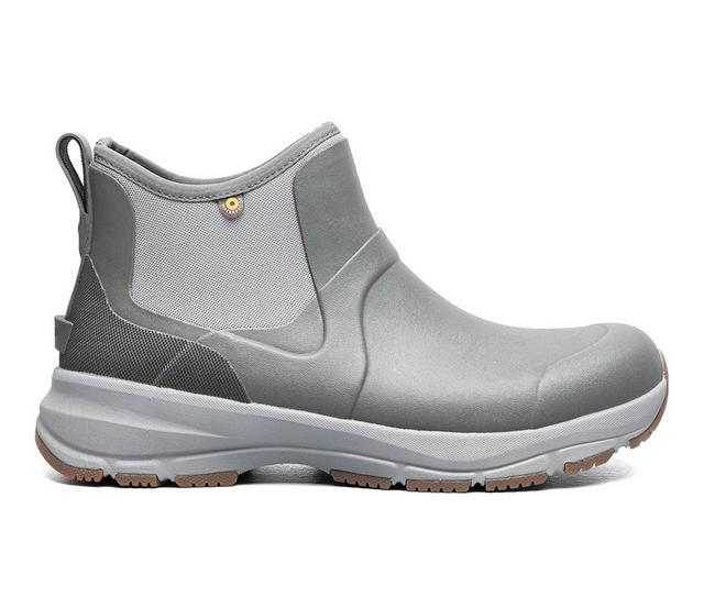Men's Bogs Footwear Spruce Chelsea Boot Hiking Boots in Grey color
