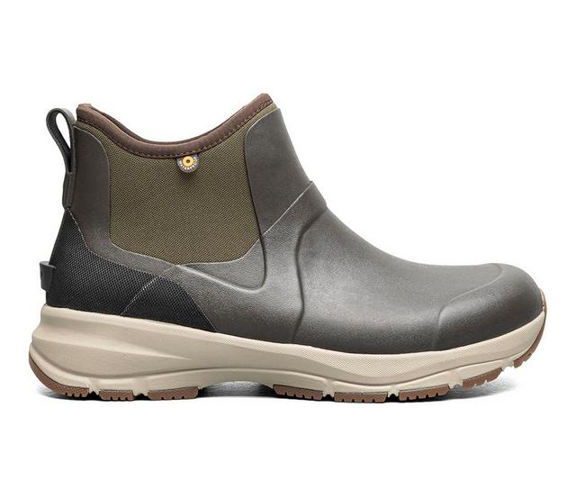 Men's Bogs Footwear Spruce Chelsea Boot Hiking Boots in Dark Brown color