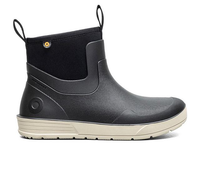 Women's Bogs Footwear Rockaway Seamless Chelsea Women's Rain Boots in Black color