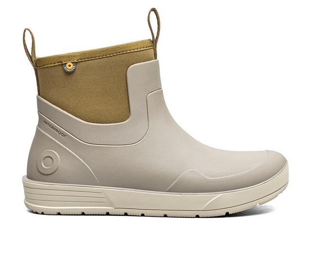Women's Bogs Footwear Rockaway Seamless Chelsea Women's Rain Boots in Taupe Multi color