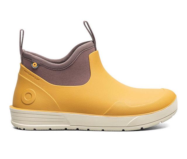 Bogs Footwear Rockaway Seamless Low Rain Boots in Yellow Multi color