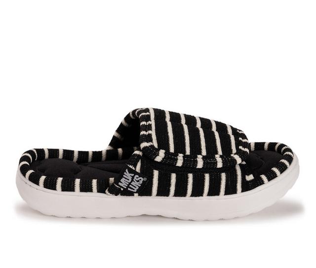 MUK LUKS Women's Realynn Slippers in Black color