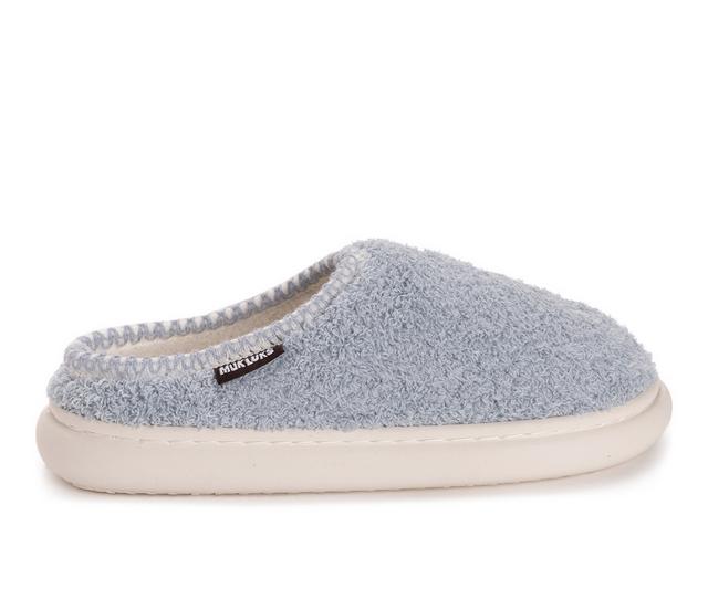 MUK LUKS Women's Luan Slippers in Light Blue color