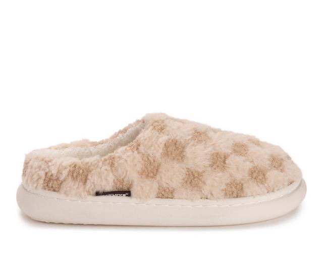 MUK LUKS Women's Luan Slippers in Oat Check color