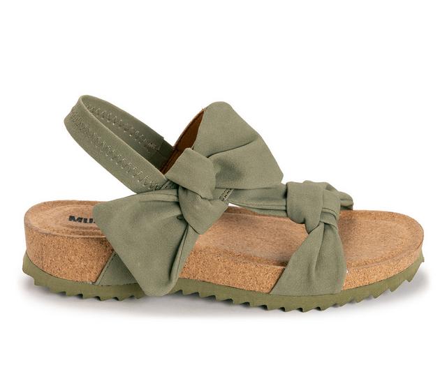Women's MUK LUKS Pansy Sandals in Sage color