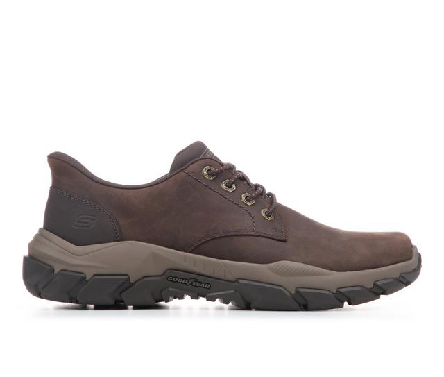 Men's Skechers 205855 Reeve Slip-ins in Cocoa Leather color