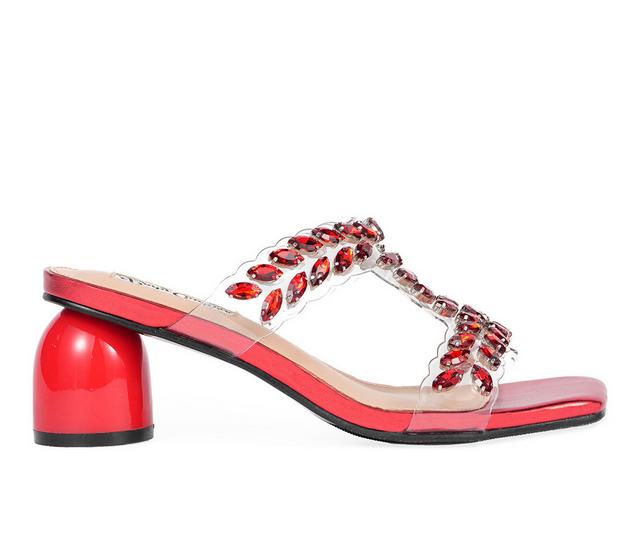 Women's Lady Couture Seastar Dress Sandals in Red color