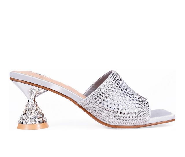 Women's Lady Couture Fontana Dress Sandals in Silver color
