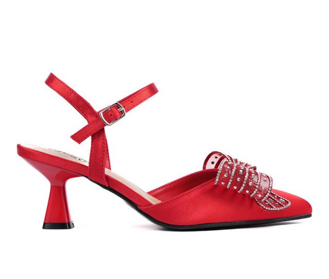 Women's Lady Couture Leslie Pumps in Red color
