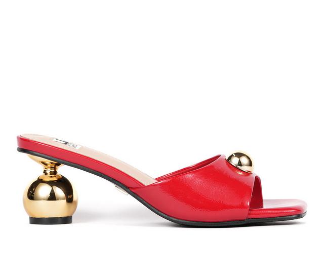 Women's Ninety Union Milano Dress Sandals in Red color