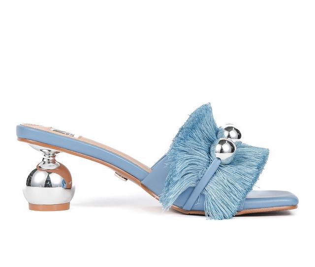 Women's Ninety Union Miami Dress Sandals in Blue color