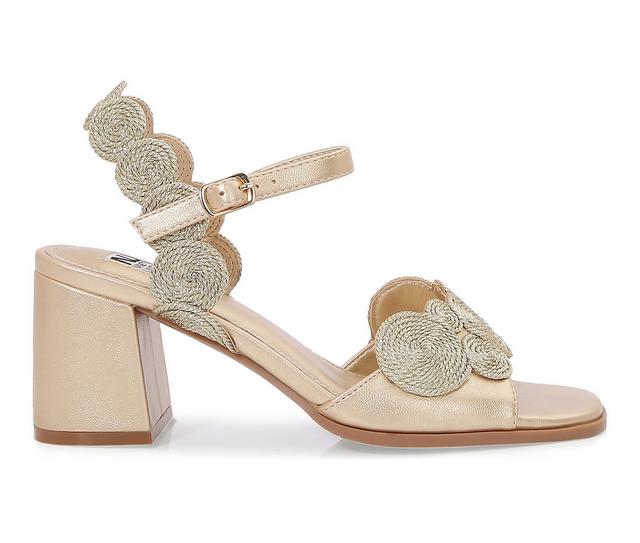 Women's Ninety Union Valerie Dress Sandals in Champagne color