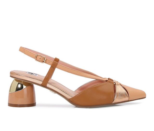 Women's Ninety Union Sarah Pumps in Tan Multi color