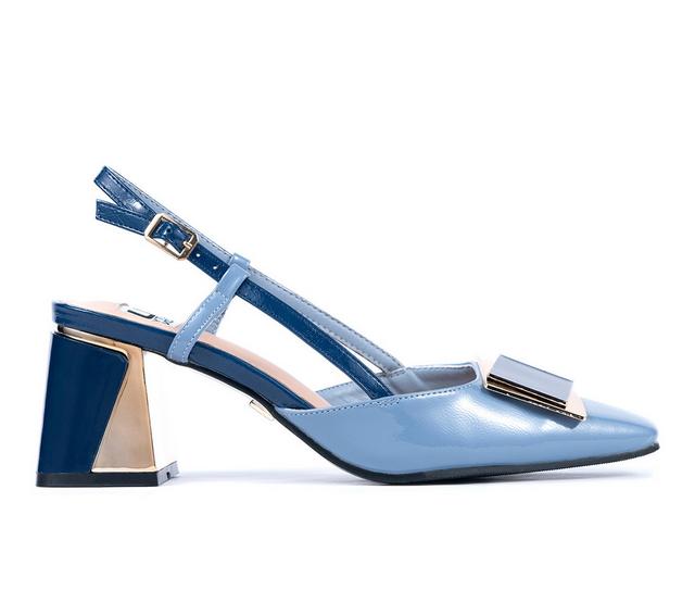 Women's Ninety Union Maddie Pumps in Blue Multi color