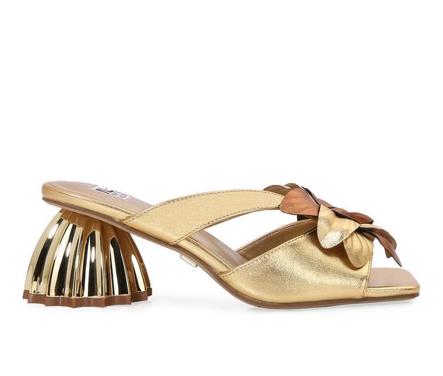 Women's Ninety Union Sheela Dress Sandals in Gold color
