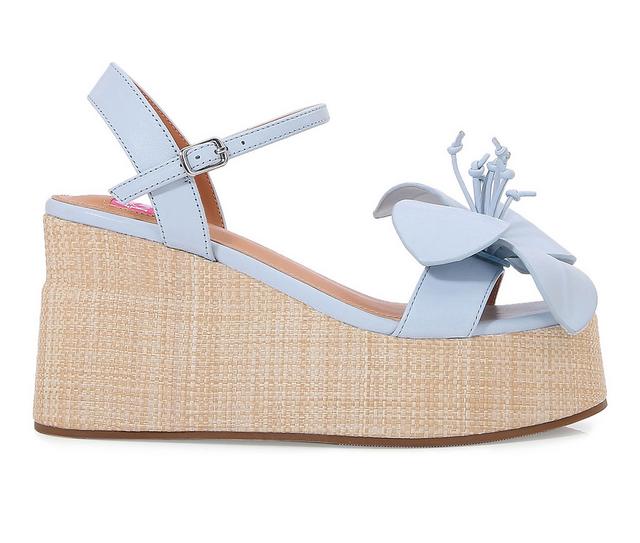 Women's Ashley Kahen Tulip Platform Sandals in Blue color