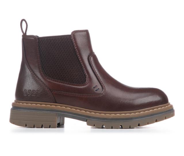 Boys' Freeman Little Kid & Big Kid Chance Chelsea Boots in Brown color