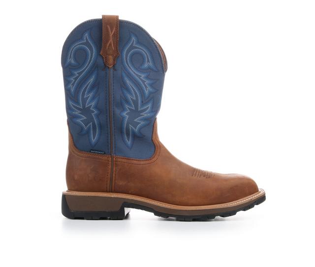 Men's TWISTED X Twisted X 11" UltraLite X Work Boots in Rustic Blue color