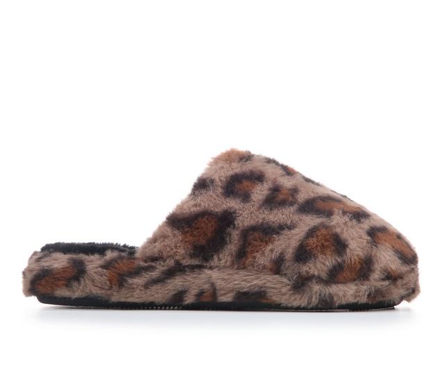 MIA SLED Slippers in TAN LEOPARD color