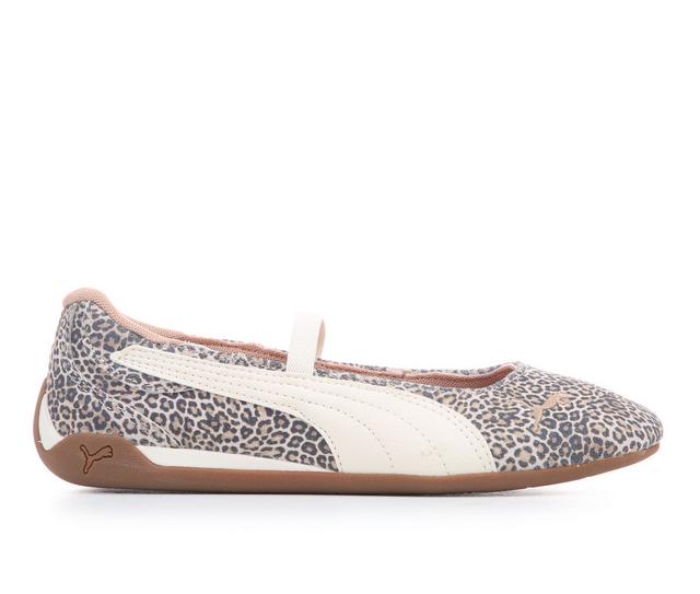 Women's Puma Replicatch Ballet Flats in Leopard color