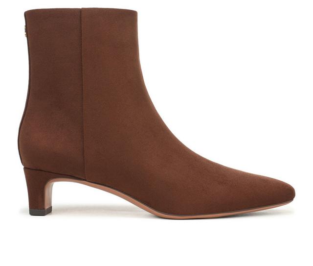 Women's Sam & Libby Priya Booties in Chocolate color