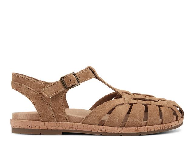 Women's Earth Origins Alazia Sandals in Light Brown color