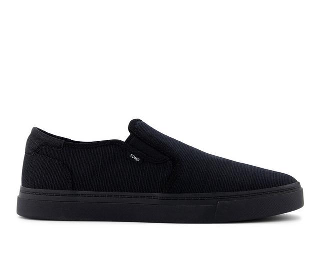 Men's TOMS Baja 2.0 Slip-On Sneaker in Black/Black color