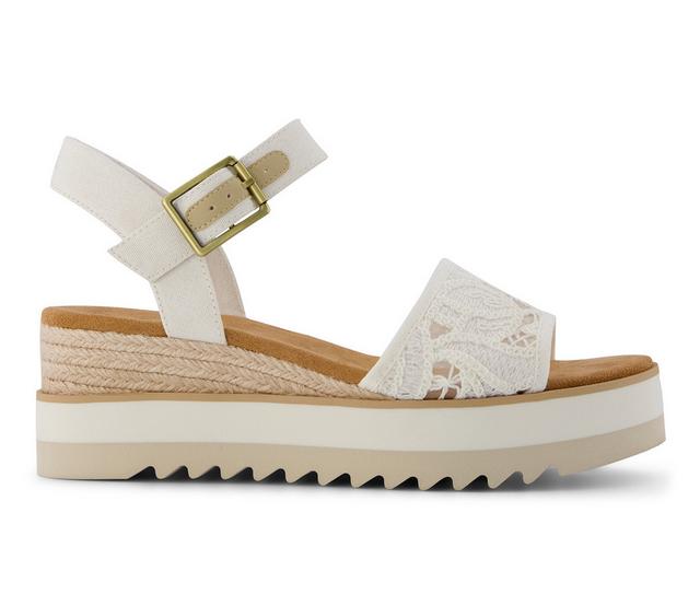Women's TOMS Diana Wedge Sandal Wedges in Natural color