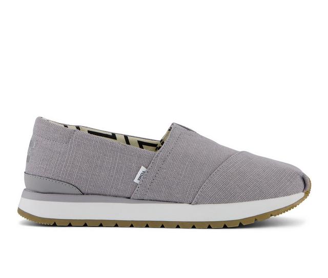 Women's TOMS Resident Plus Slip-on Sneakers in Light Grey color
