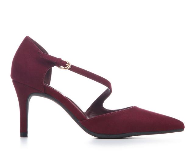 Women's Jones New York Idolene Pumps in Burgundy color
