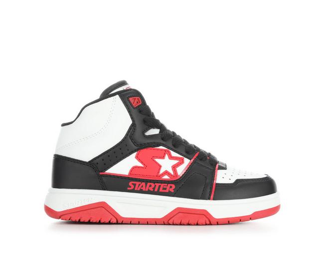 Kids' Starter Little Kid & Big Kid Fast Break Mid Sneakers in White/Mono color