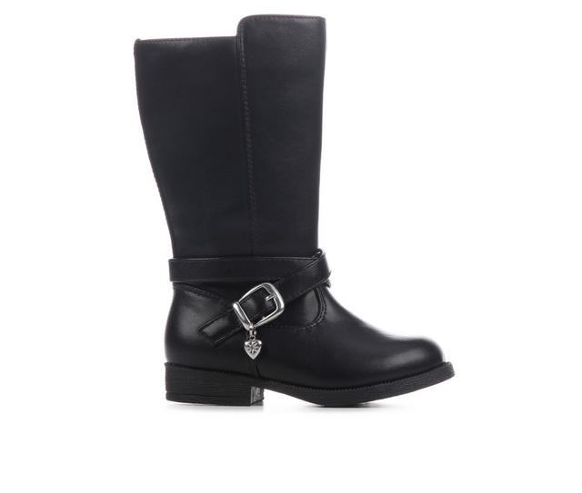 Girls' Christina Royale Toddler & Little Kid Grace Knee High Boots in Black color