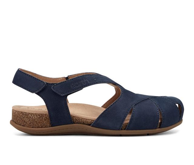 Women's Earth Origins Brentia Sandals in Navy color