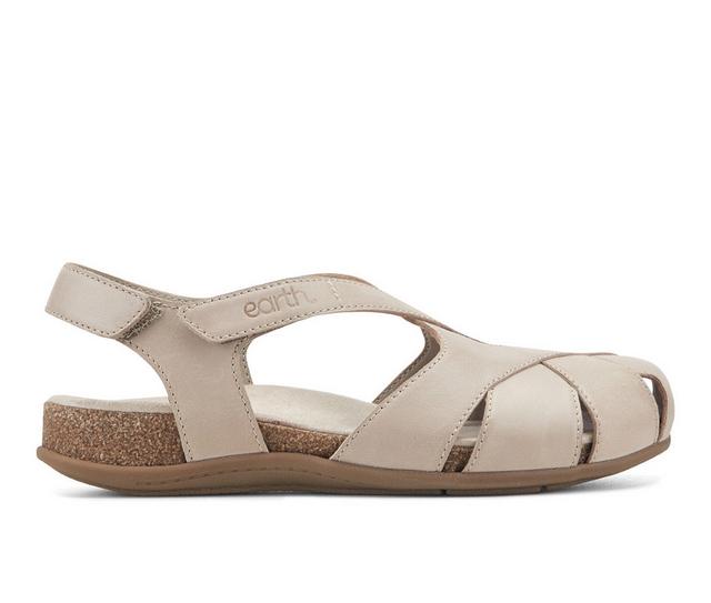 Women's Earth Origins Brentia Sandals in Light Grey color