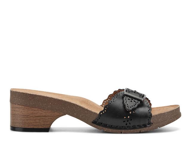 Women's Earth Origins Haisly Heeled Sandals in Black color