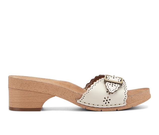 Women's Earth Origins Haisly Heeled Sandals in Cream color