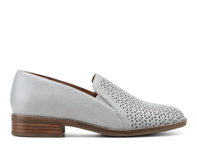 Women's Earth Origins Piper Loafers in Light Blue Fog color